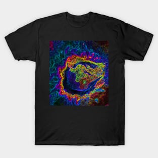 Black Panther Art - Glowing Edges 125 T-Shirt